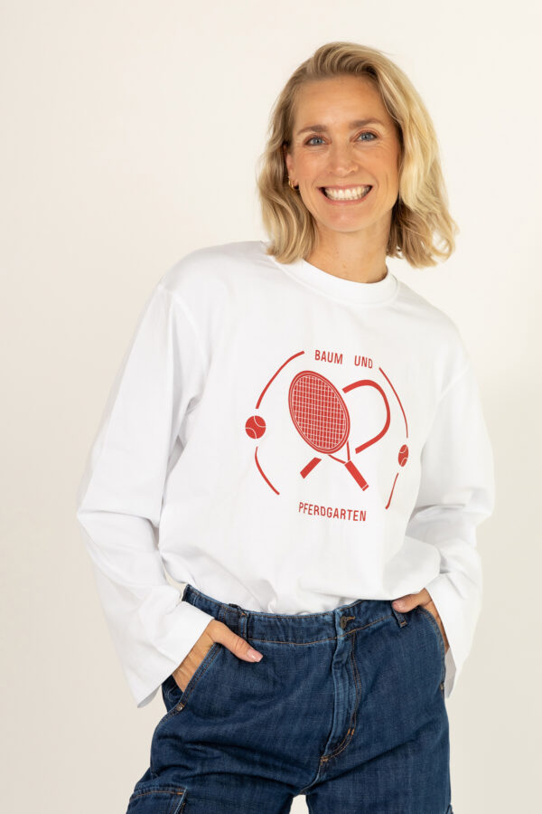Baum und pferdgarten t-shirt