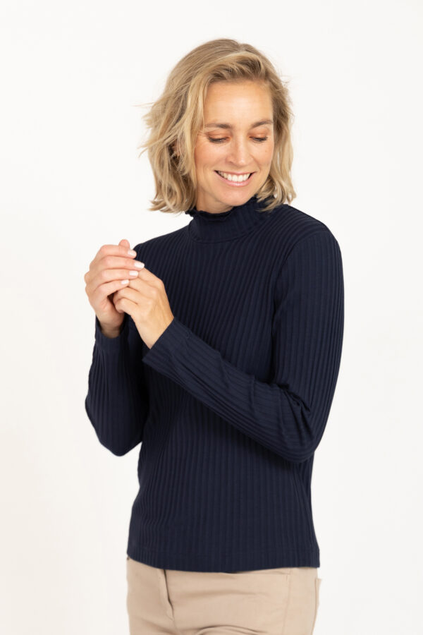 Zaida col t-shirt - Afbeelding 2