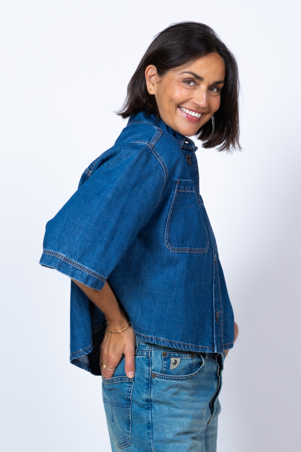 Weekend by Max Mara jeans blouse - Afbeelding 2